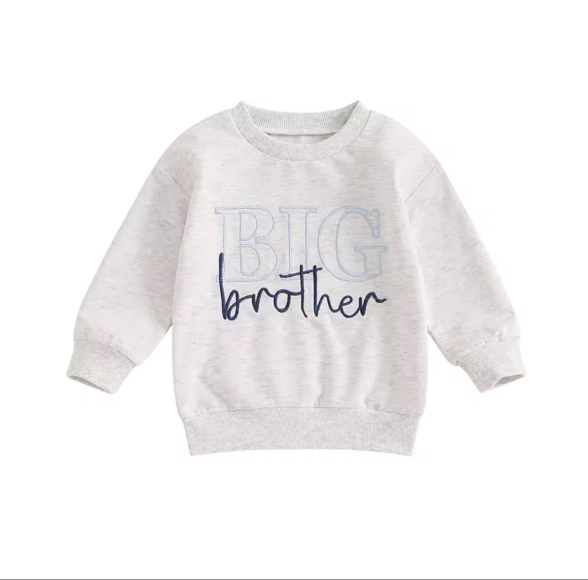 Embroidered Big Brother Pullover
