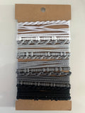 Set of Braided Elastic Hair Ties