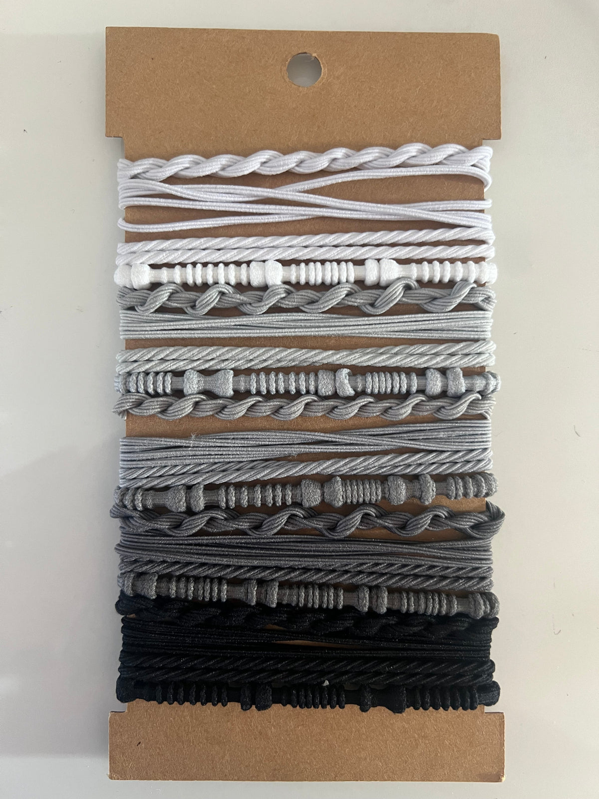 Set of Braided Elastic Hair Ties