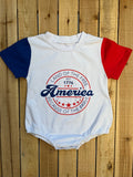 Patriotic Bubble Romper