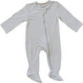 Stone Bamboo Footed Zipper